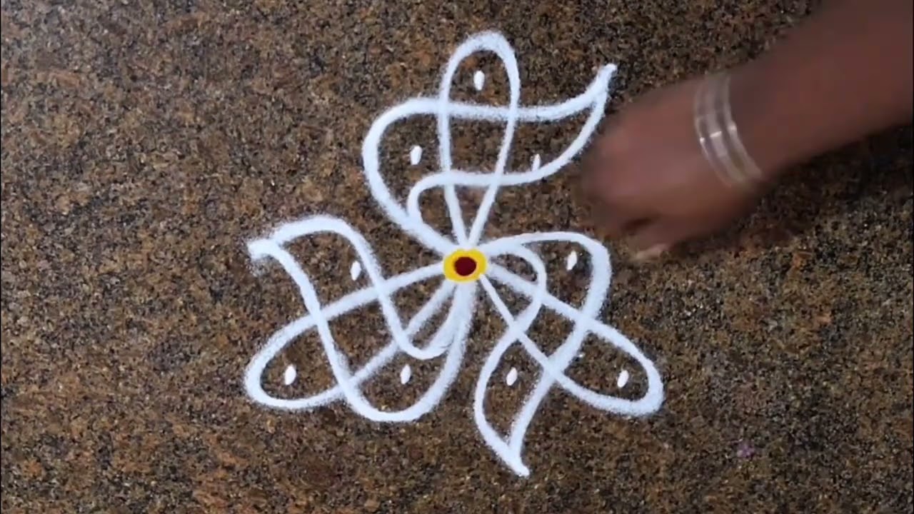 குட்டி, குட்டி கோலங்கள் 🍁simple kolam 🍁Rangoli design🍁simple design kolam🍁