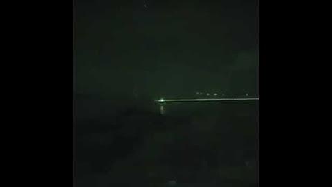 IR Targeting Laser In Action By American Forces