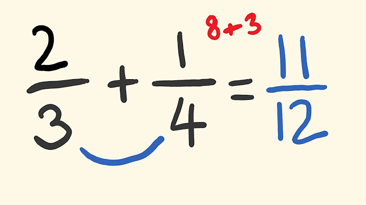 Easy way to add fractions with different denominators
