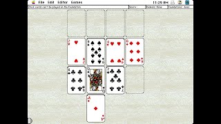 Apple Macintosh Longplay - King of Solitaire - Strategy screenshot 5