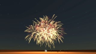 I Made An Animated Fireworks Show Rockets Only Pyroguy
