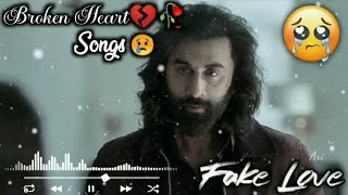 Broken heart Song| 💔🥀Sad lofi songs😢💔|Alone Night|Feeling music|heart touching| Very Emotional Song