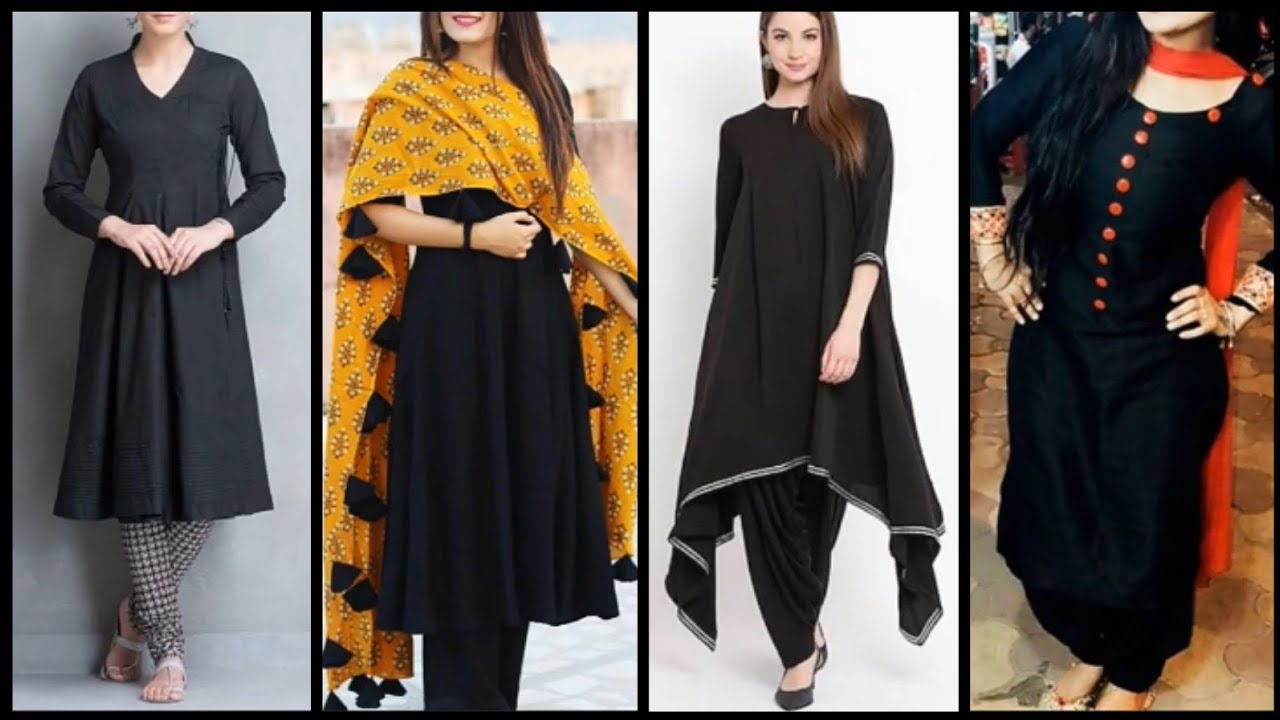 black kameez design