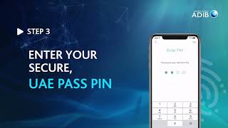 ADIB Mobile App - Sign in with your UAE pass screenshot 3