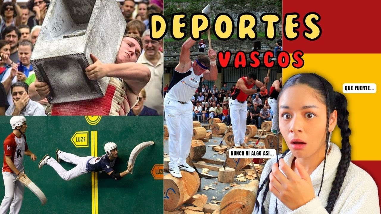 REACCIONO por PRIMERA VEZ a LOS DEPORTES VASCOS