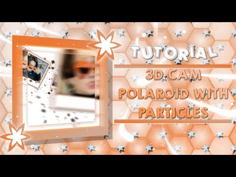 3D CAM POLAROID WITH PARTICLES | ALIGHT MOTION TUTORIAL 💜