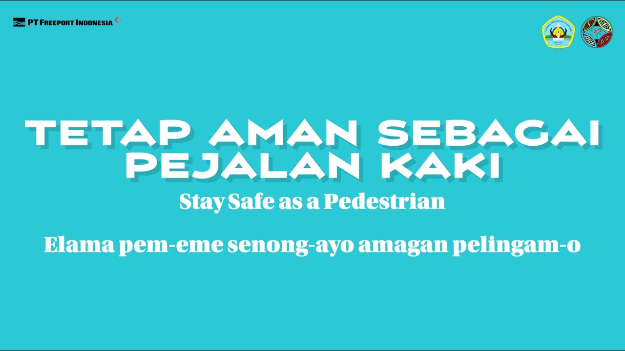 Tetap Aman Sebagai Pejalan Kaki