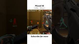Missed 1v4 Squad Wipe | Raze 3K on Bind | So Close | Valorant Shorts