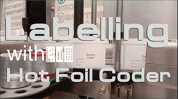 Labelling Machine with Hot Foil Coder, Labeling with Hot Foil Coder, Labeller with Hot Foil Coder