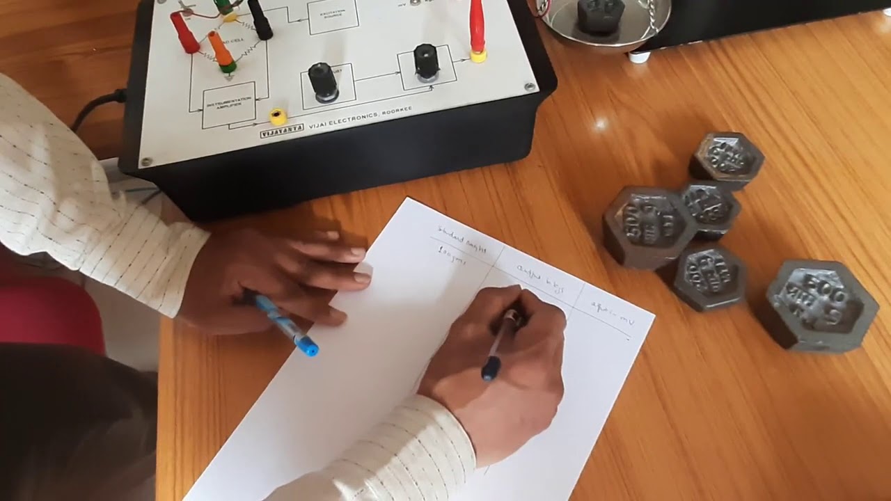 Weight Measurements using Strain Gauge part2