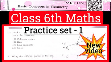 Class 6th Practice Set 1| Maths | Geometry| Chapter No1| Maharashtra Board