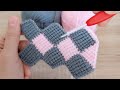 Tunus işi çok sevilen örgü battaniye modeli çok güzel oldu how to crochet tunisian knitting model
