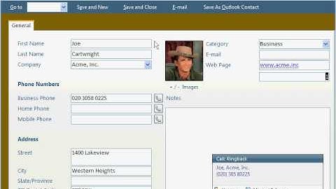 Microsoft Access integration in Go Connect CRM