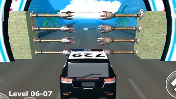 DEADLY RACE #03 Level 6 to 7 POLICE CAR Speed Challenge 3d Gameplay Android IOS - Gameplay Solutions