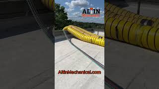 Altin Mechanical - Installing a 50-Ton Air Conditioning Unit at a Nursing Home in NJ #shorts