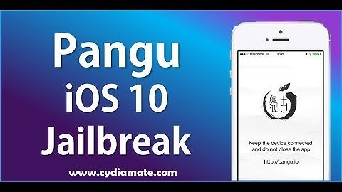 iOS Confirmed JAILBREAK Released by Pangu,Install Cydia Without 7 days resign | iOS 10 2 1 and Below