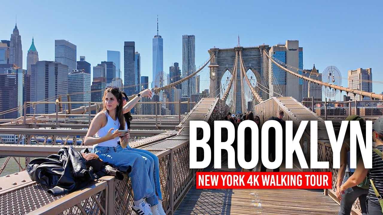 New York, Amerika Serikat | Real Brooklyn | Tur Jalan Kaki 4K