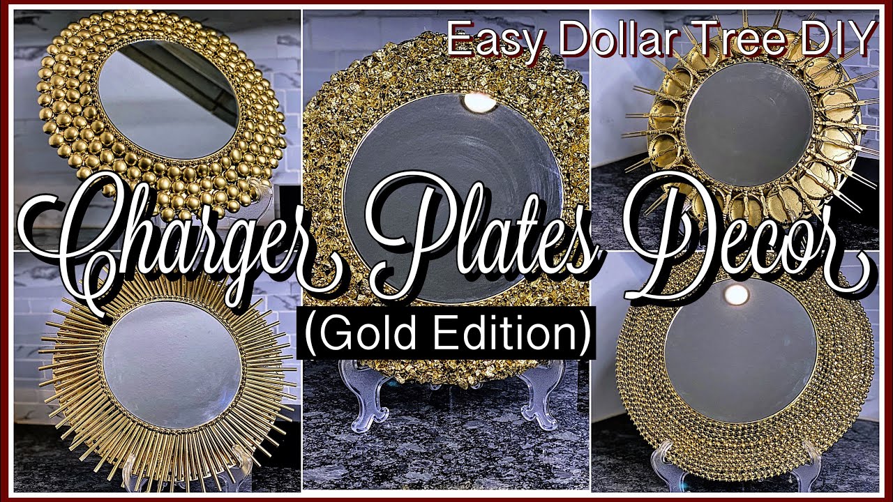 Charger Plates to Mirror Wall Art DIY