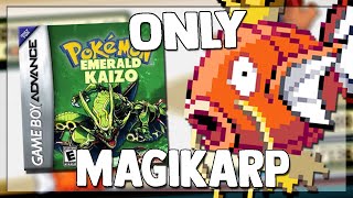 Pokemon Emerald Kaizo but I only use a Magikarp