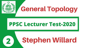 PPSC Lecturer Maths Test MCQS | Lecture 2 | General Topology