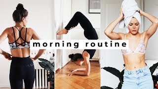 winter morning & yoga routine ‍♀