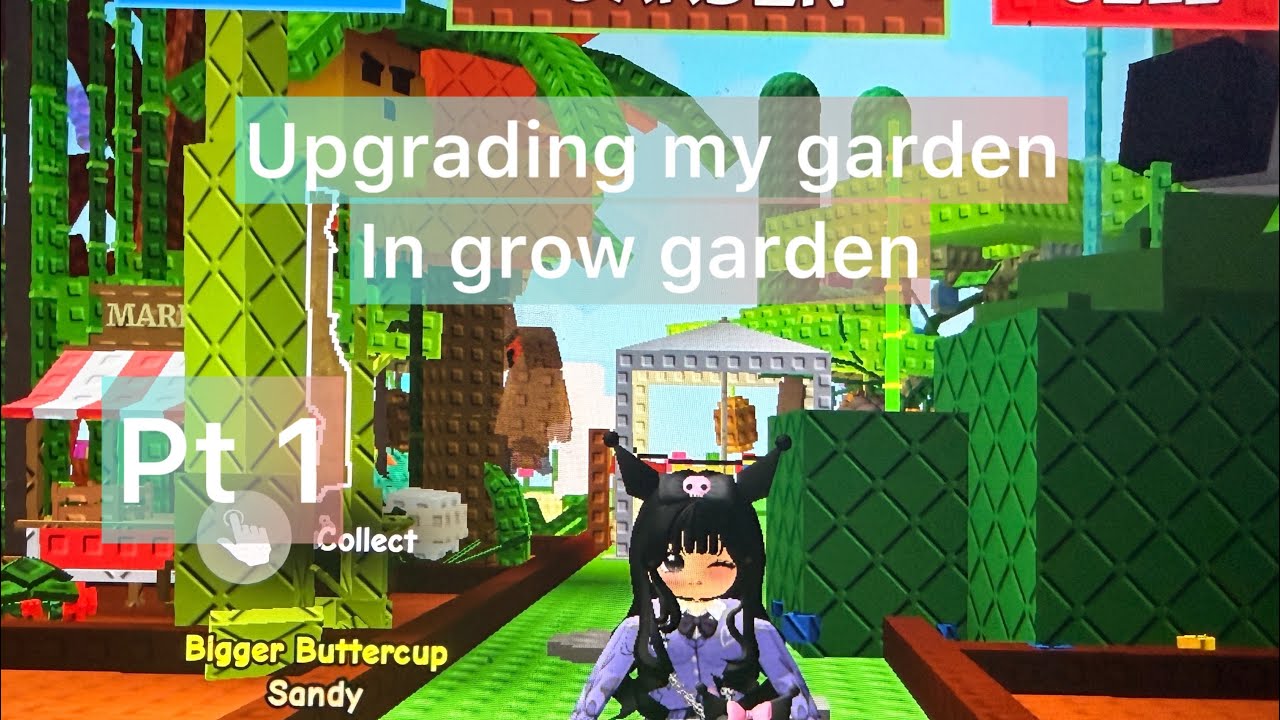 Upgrade my garden in Grow a Garden PT1 