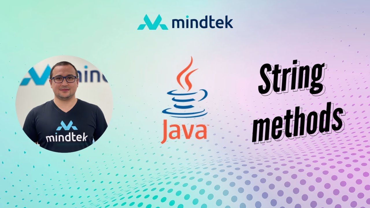 13. Java String methods - YouTube