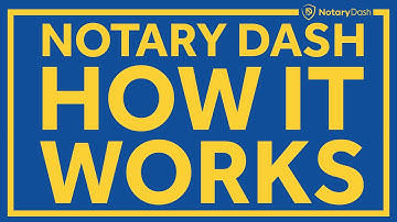 Notary Dash - How it Works