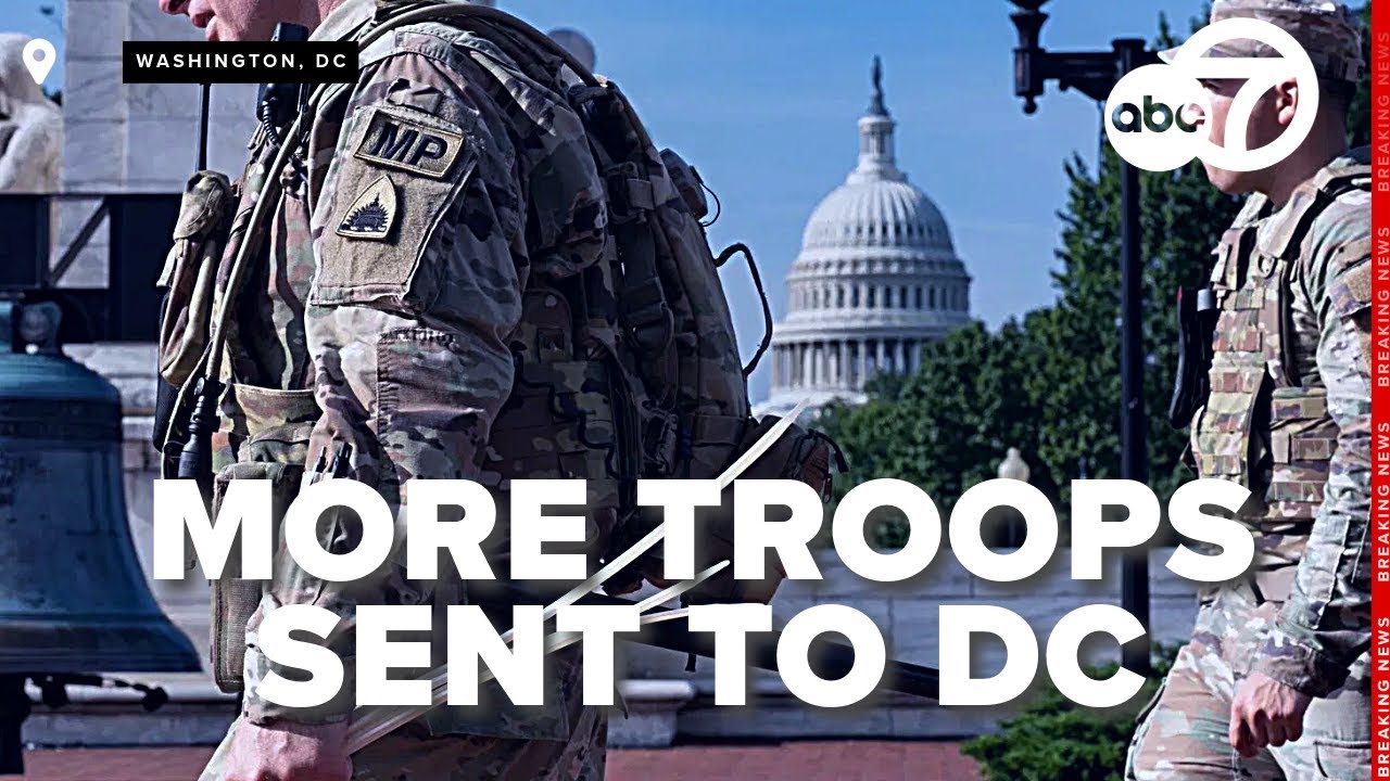 Nearly 1,500 National Guard troops deployed to DC as Trump administration's DC takeover continues