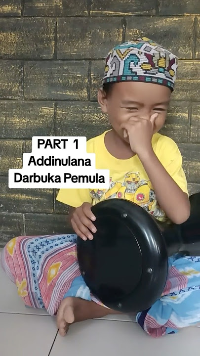 Bocil Malu Malu Belajar Darbuka 😁