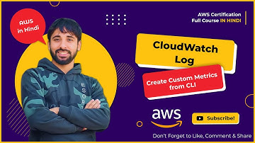 AWS Tutorials - 170 - CloudWatch Create Custom Metrics from CLI - AWS in Hindi