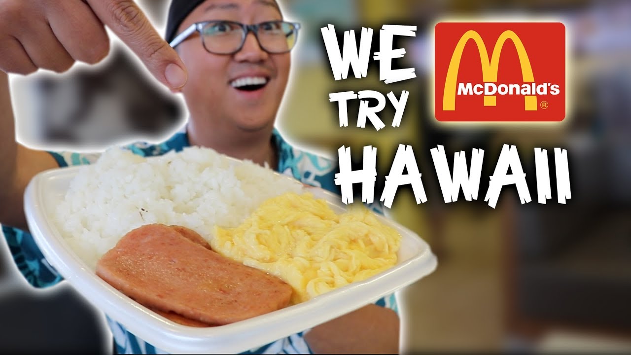 WE TRY McDonalds HAWAII - YouTube