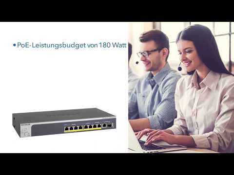 NETGEAR – Überwinden Sie die 1-Gigabit-Grenze  mit dem Multi-Gig Switch MS510TXPP