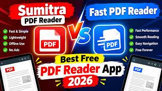 Sumitra PDF Reader vs Fast PDF Reader | Best Free PDF Reader App 2026 screenshot 1