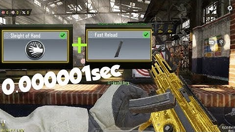 This QQ9 attachment combo take less than 1sec to reload