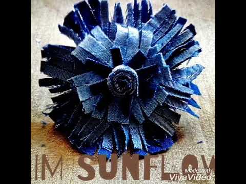 DIY Denim Sunflower 5 Ideas 3rd part - YouTube A - Z Activities