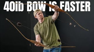 DIY BOW BUILD  Lower Poundage = Faster Bow