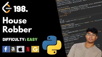 House Robber | Leet code 198 | Theory explained + Python code