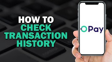 How To Check Transaction History On OPay (Quick Tutorial)