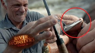 Jeremy Wade Impales His Thumb | River Monsters