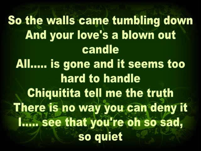 Chiquitita - Abba in English