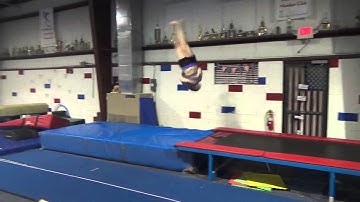 KRISTIN - RUDI TWISTING BOTH WAYS (Right and Left) - Gymnastics Tumbling Training