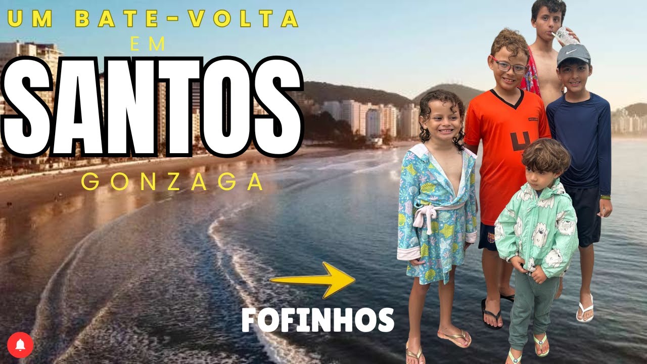 Pegando Altas Ondas em Santos! 🏄‍♂️🌊 | Bate e Volta Perfeito