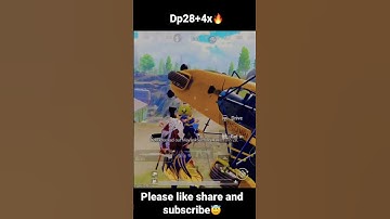 Dp28+4x🔥 op burst || #viral #short #bgmi #pubgmobile #reflexgod #dp28 #snax #gujju