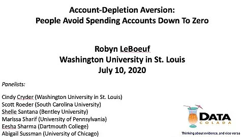 Robyn LeBoeuf (Washington University in St. Louis)...
