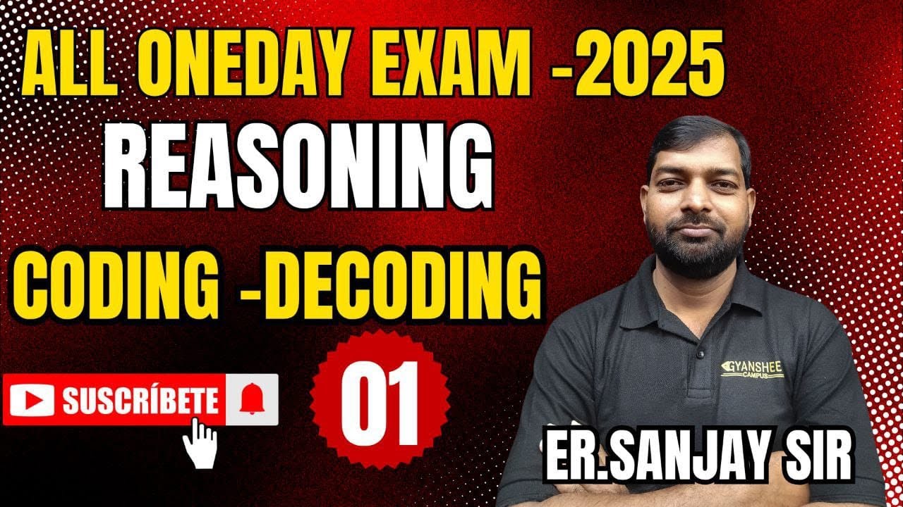 RRB NTPC Reasoning 2025 | Coding-Decoding Trick | 100% Exam-Based ...