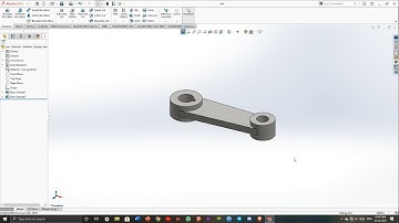Solidworks Design Tutorial - Butterfly Valve - #PART 5 Arm