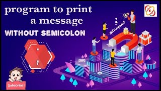 ✍️🧐🥰 a without semicolon  on program and tough interview question from Java