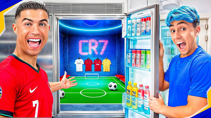 Construí UM QUARTO SECRETO  para o Cristiano Ronaldo!