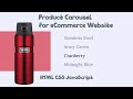 Product Carousel for eCommerce Website - HTML CSS JavaScript